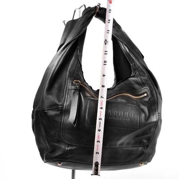 Nina Ricci Black Leather Hobo/Shoulder Bag - Picture 10 of 11